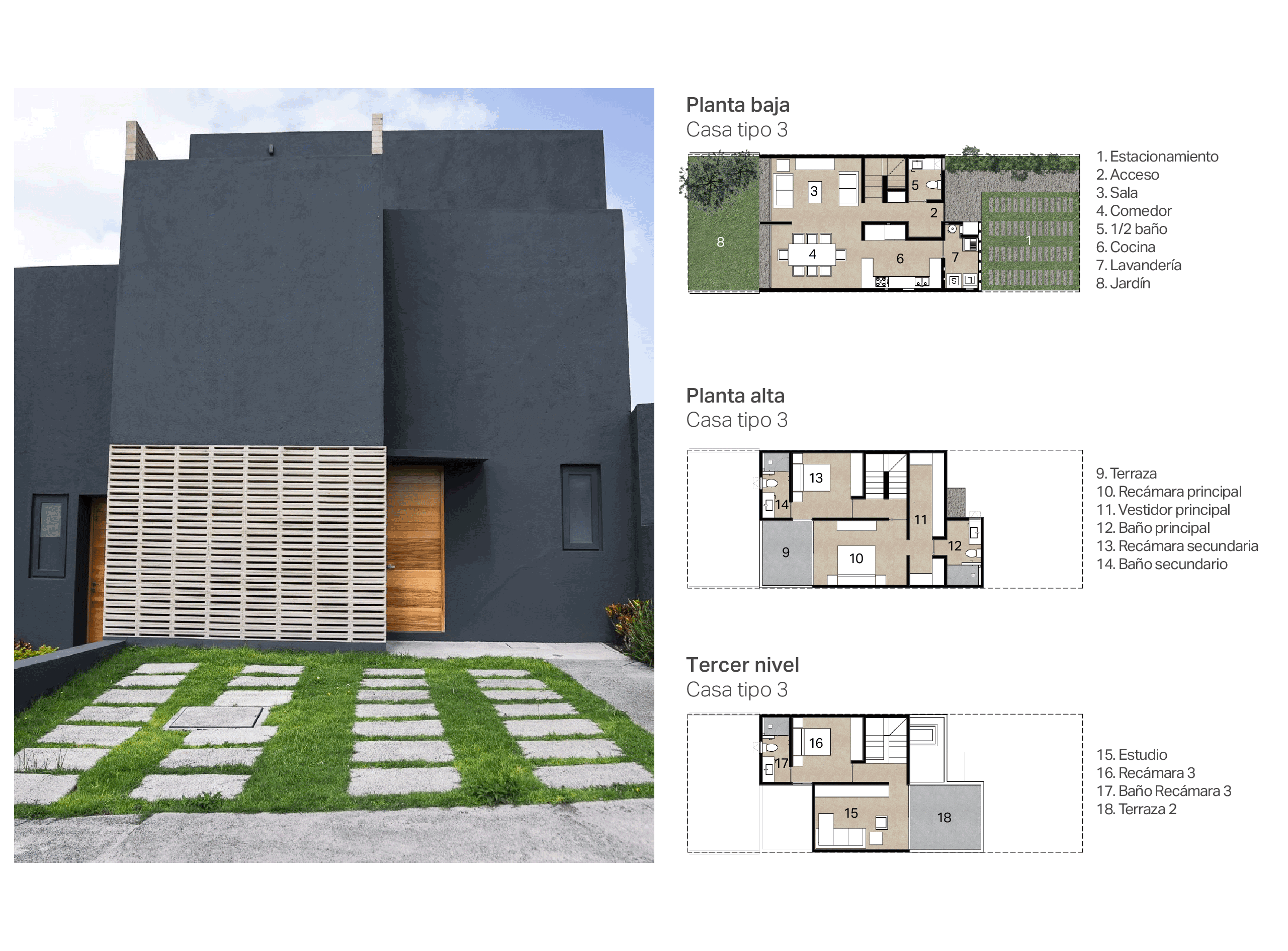 La Sierra Residencial / casa tipo 3