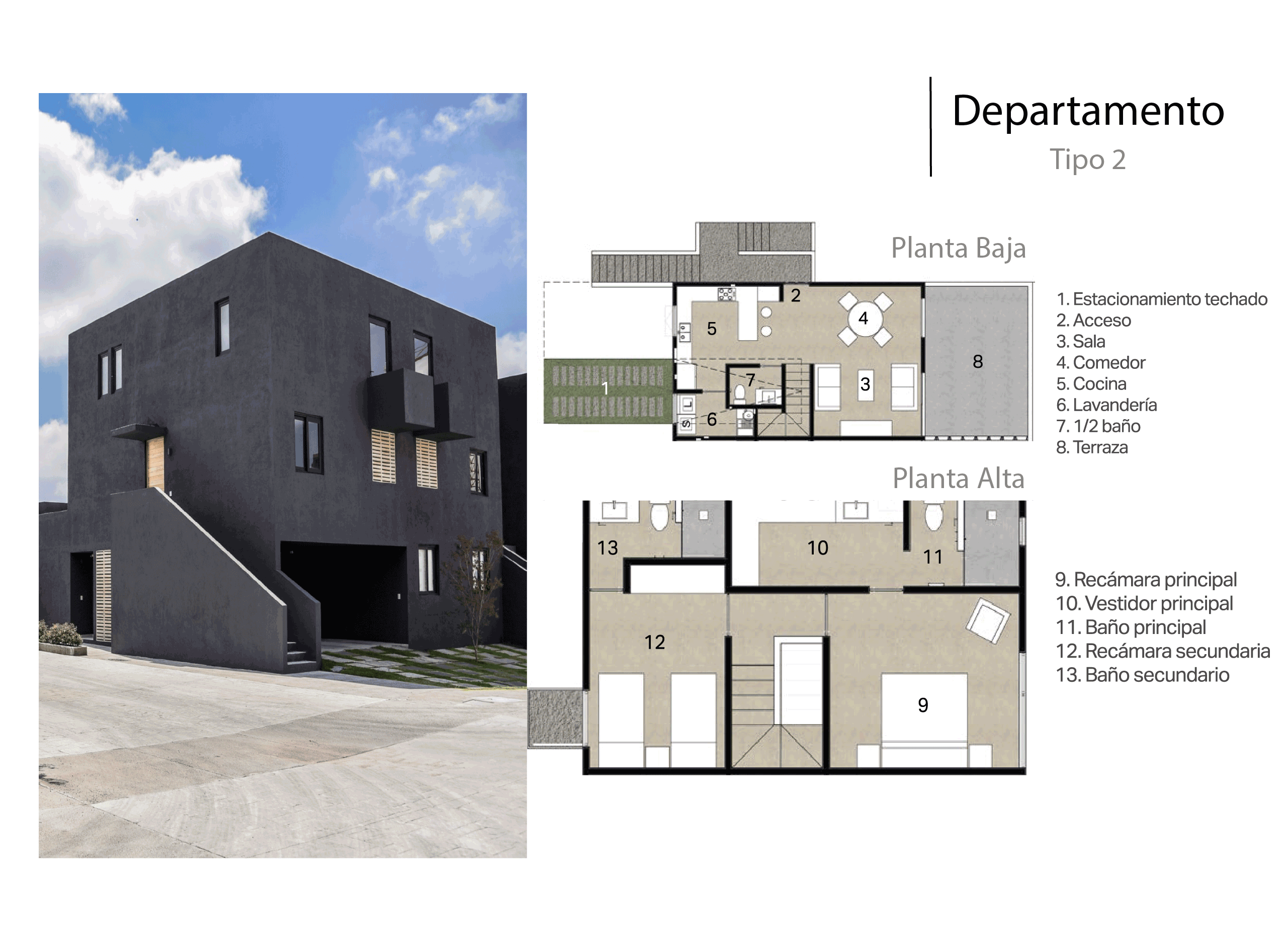 La Sierra Residencial / casa tipo 4